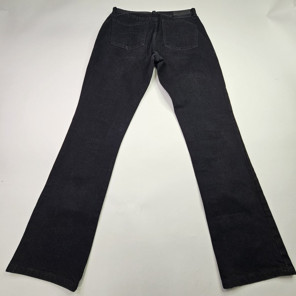Lauren Ralph Lauren Jeans Women 4 Black Modern Slim Straight Leg Stretch Cotton - Picture 15 of 16